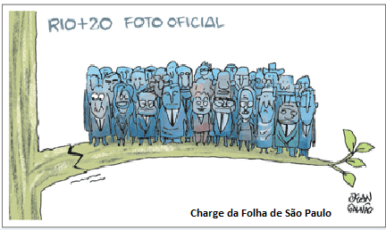 Rio+20 - Charge na Folha de S.Paulo