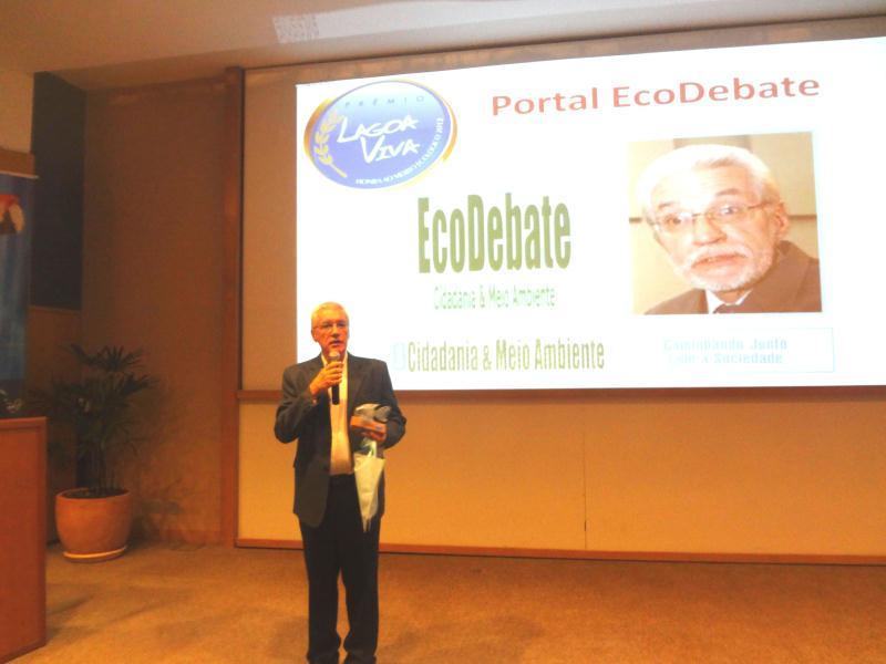 Henrique Cortez, representando a equipe do Portal EcoDebate