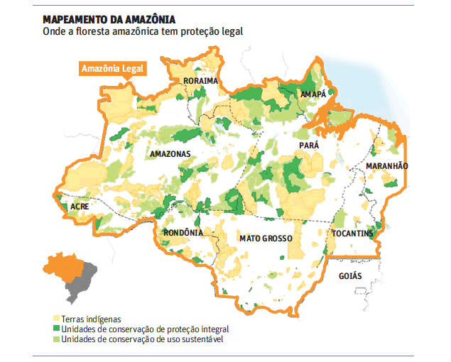 Unidades de Conservação na Amazônia