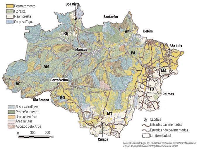 Áreas protegidas da Amazônia são responsáveis pela redução do desmatamento