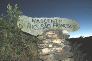 nascente do rio São Francisco