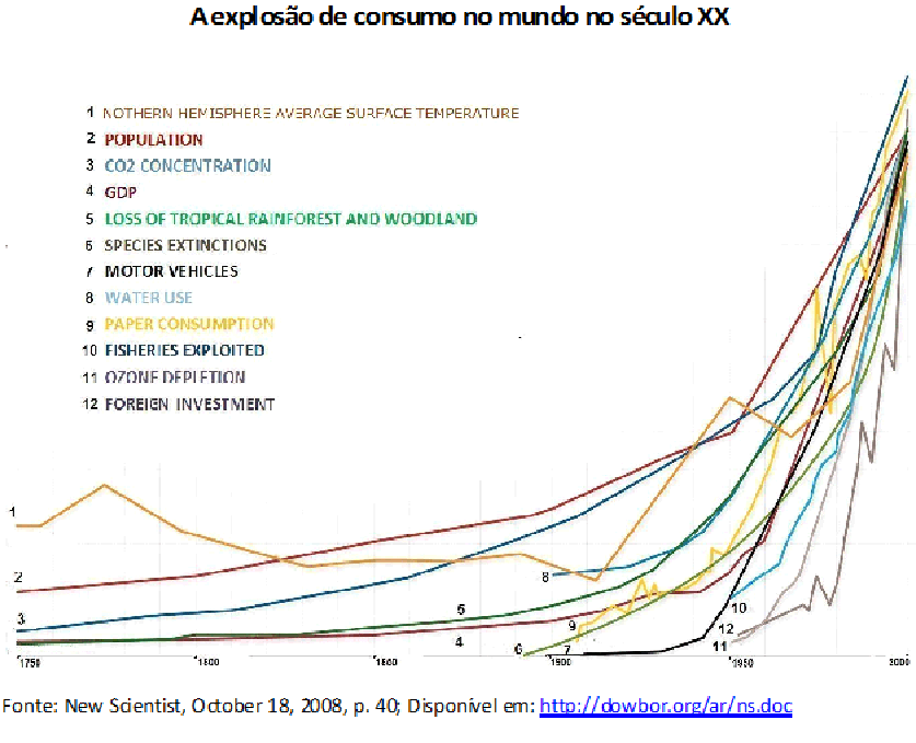 explosão do consumo no século XX