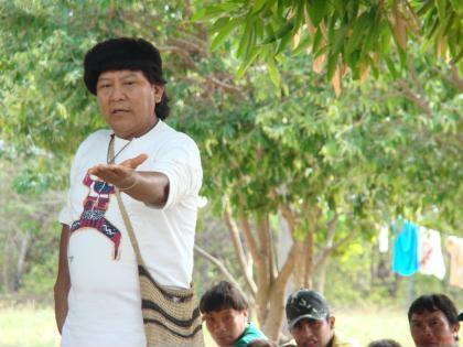 O pajé Davi Kopenawa Yanomami. Foto: Hutukara Associação Yanomami - HAY