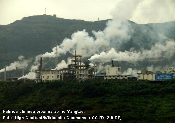 Foto ilustrativa de poluição. Arquivo EcoDebate