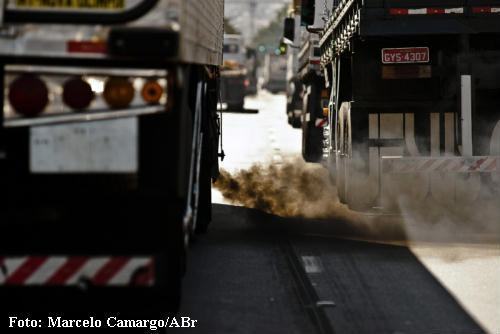 poluição - caminhões
