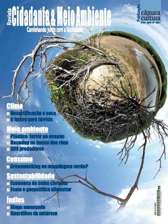 Capa da edição n° 34 da revista Cidadania & Meio Ambiente