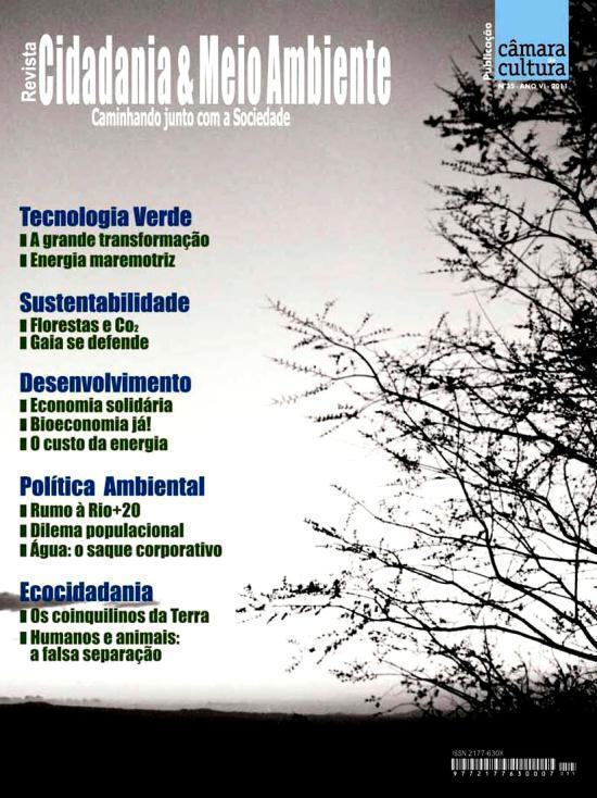 Capa da edição n° 35, Revista Cidadania & Meio Ambiente