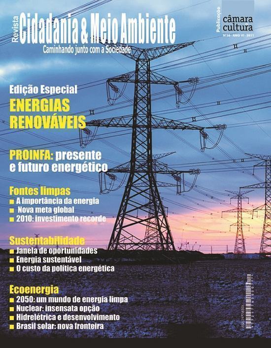 Capa da edição n° 36 da Revista Cidadania & Meio Ambiente