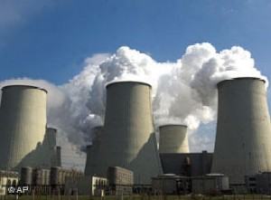 Termelétrica a carvão. Foto da AP