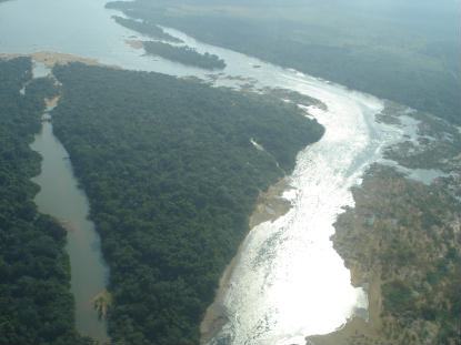 Área de Belo Monte, no rio Xingu. Foto do MPF