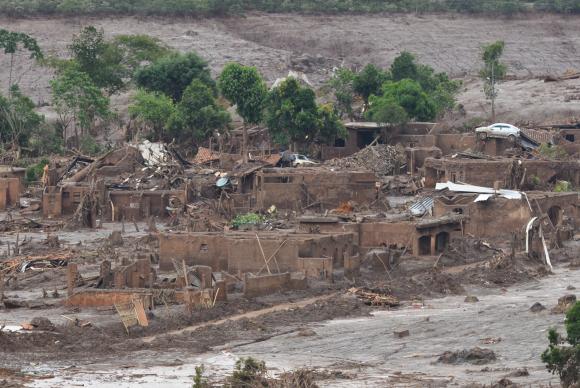 Rompimento da barragem da Samarco, em Mariana, MG