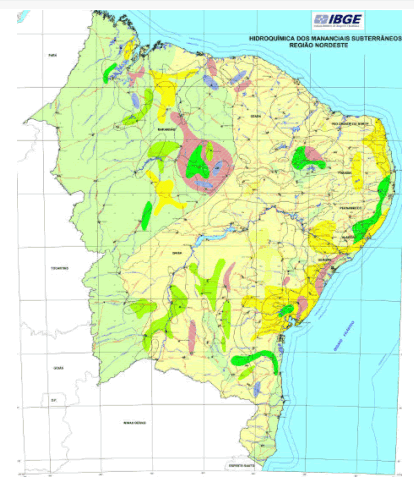 águas superficiais e subterrâneas do Nordeste, águas superficiais, águas subterrâneas, águas superficiais no Nordeste, águas subterrâneas no Nordeste