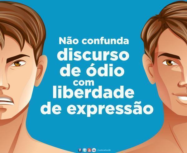 não confunda discurso de ódio com liberdade de expressão