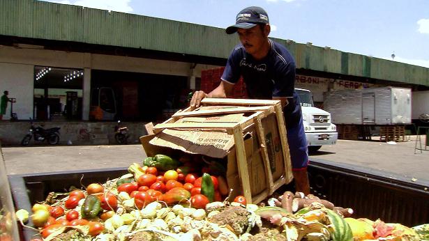 desperdício de alimentos