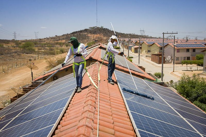 'Telhados solares'. Minha Casa Minha Vida, em Juazeiro