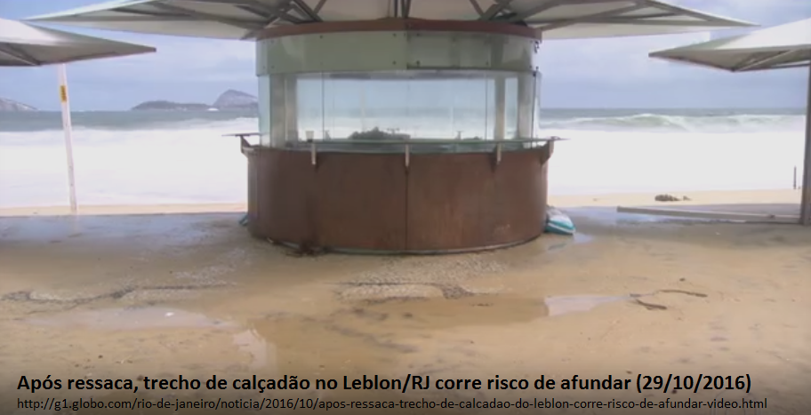 calçadão do Leblon após ressaca