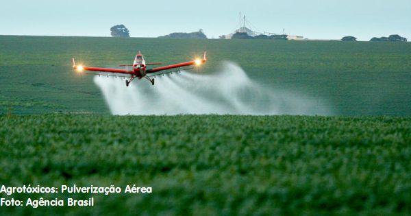 pulverização aérea de agrotóxicos