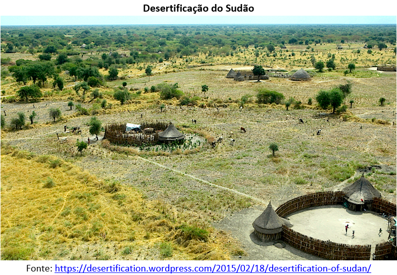 desertificação no Sudão
