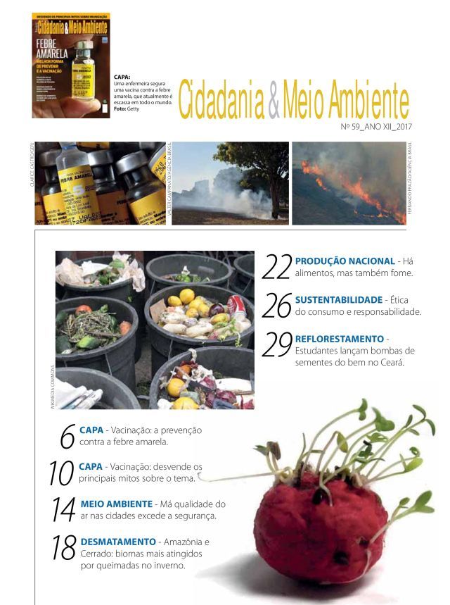 revista Cidadania & Meio Ambiente 59 - índice