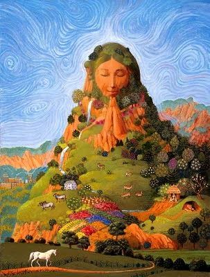 A Pachamama, Mãe Terra ou Gaia.