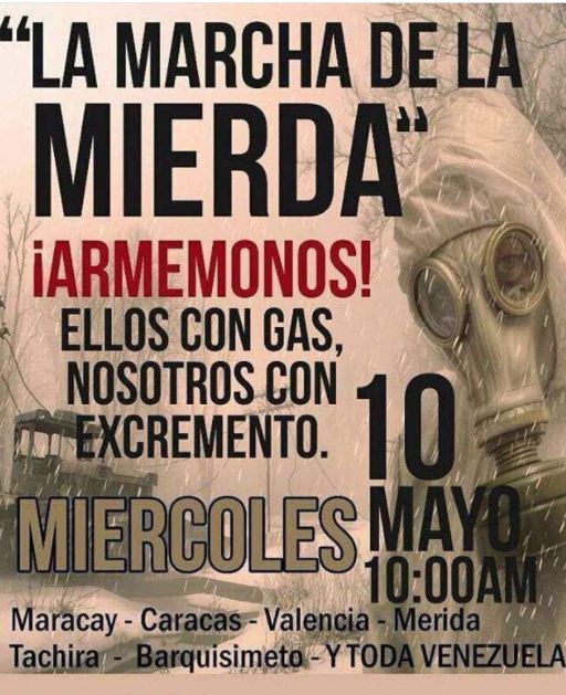 la marcha de la mierda