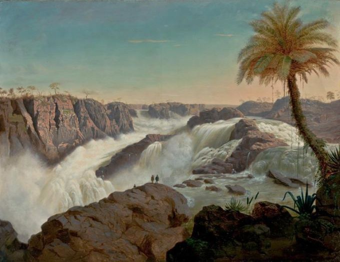 Cachoeira de Paulo Afonso, E. F. SCHUTE (1850). Acervo do Masp.