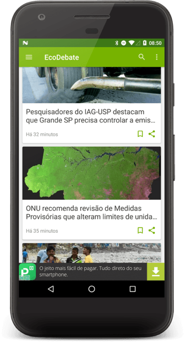 aplicativo EcoDebate de notícias ambientais 1