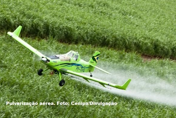 pulverização aérea de agrotóxicos