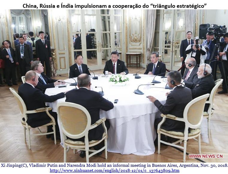 Reunião - China, Rússia e Índia