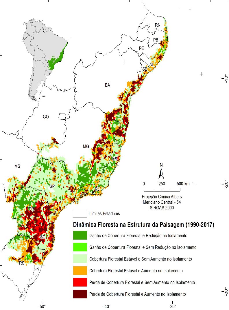 Desmatamento na Mata Atlântica