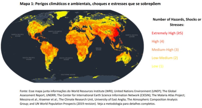 perigos climáticos e ambientais