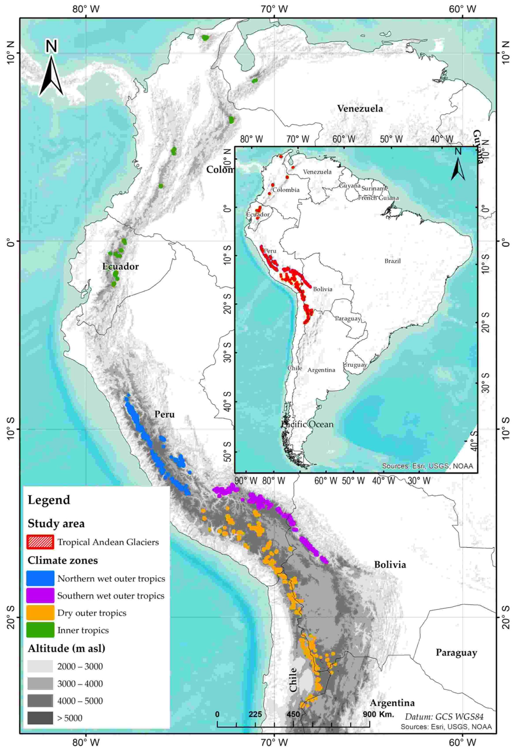 Perda de gelo nos Andes ameaça Bacia Amazônica