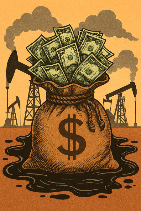 dinheiro do petróleo